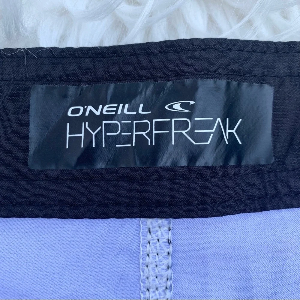O’NEILL HyperFreak Men’s Tropical Black Swim Board Shorts Size 36